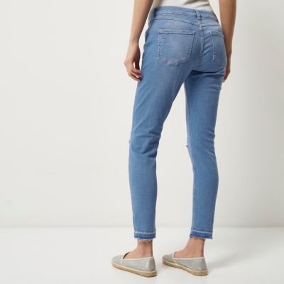 Light blue wash Alannah relaxed skinny jeans
